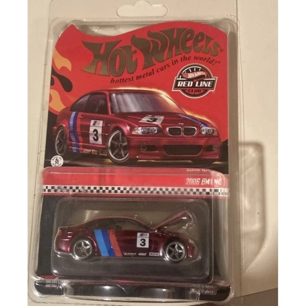 Hot Wheels RLC Redline Club Exclusive 2006 BMW M3 (Red) Sealed in Protector